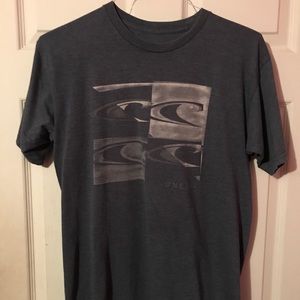 O’Neill Gray Graphic Logo T-Shirt Mens Medium M